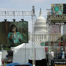 Liz Emcee at First Americans Festival